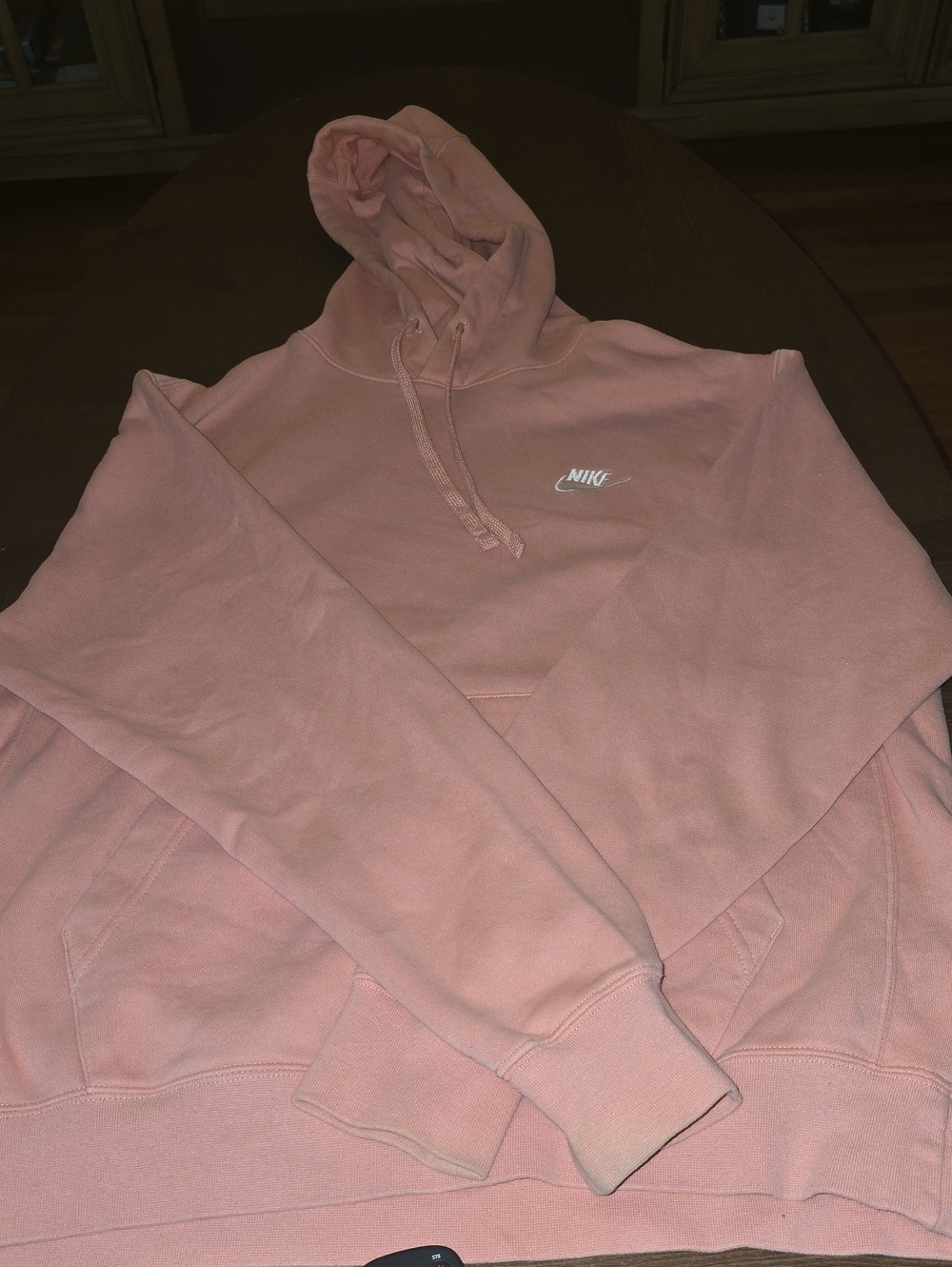 Nike Men’s Crewneck Hoodie in Dusty Pink